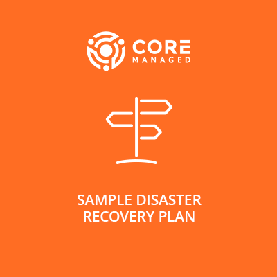 Sample Disaster Recovery Plan